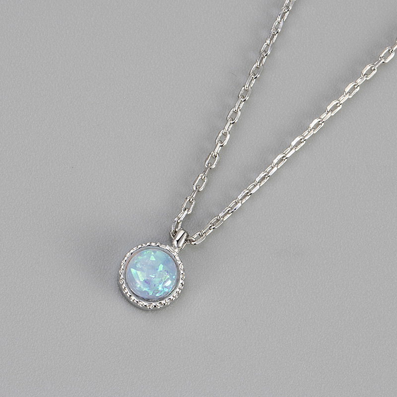 Opal Necklace Clavicle Chain Female - Image 8