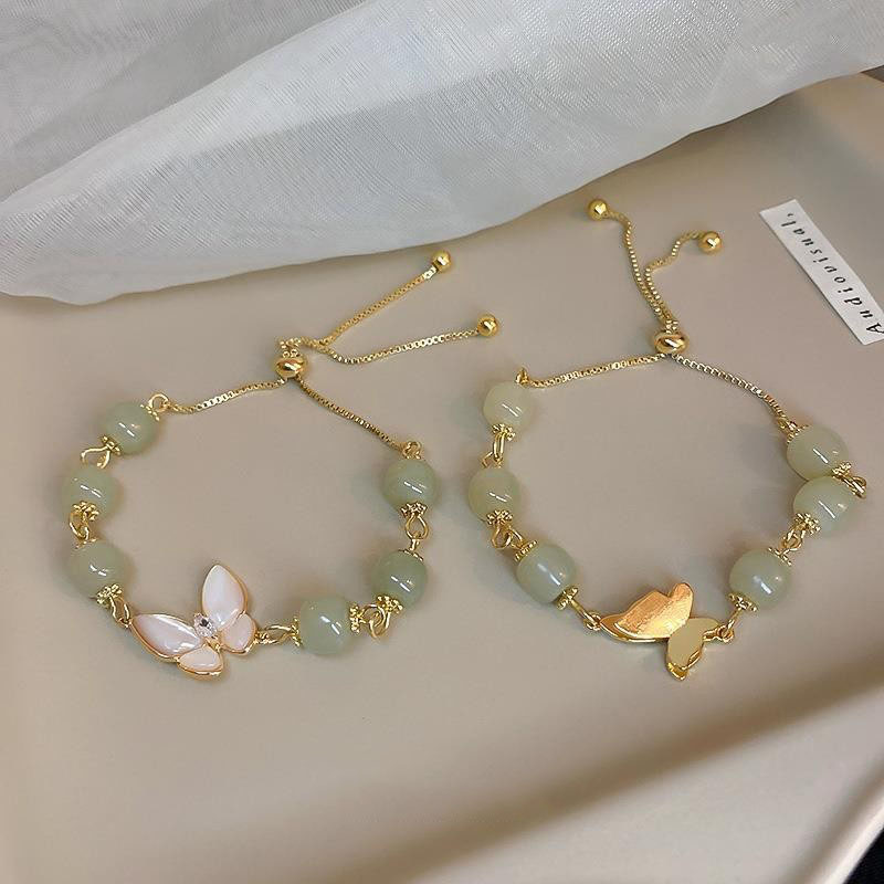Korean Fashion Opal Butterfly Bracelet - Image 8