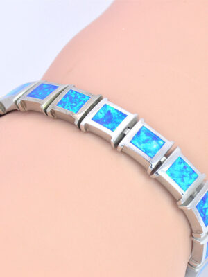 Hawaiian Square Opal Fashion Bracelet