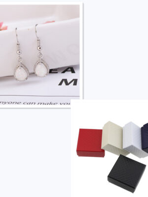 Ladies Fashion Opal Earrings