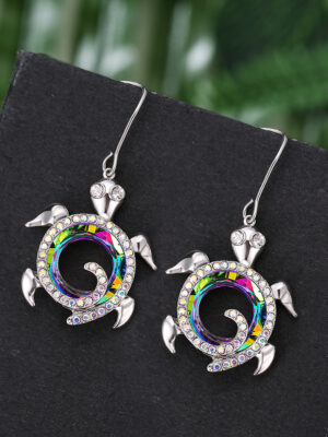 Turtle  Opal Pendant Earrings Stud