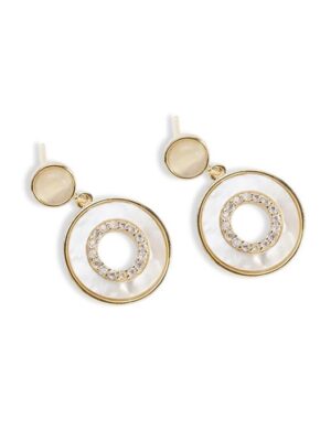 Korean Exquisite Opal Shell Earrings