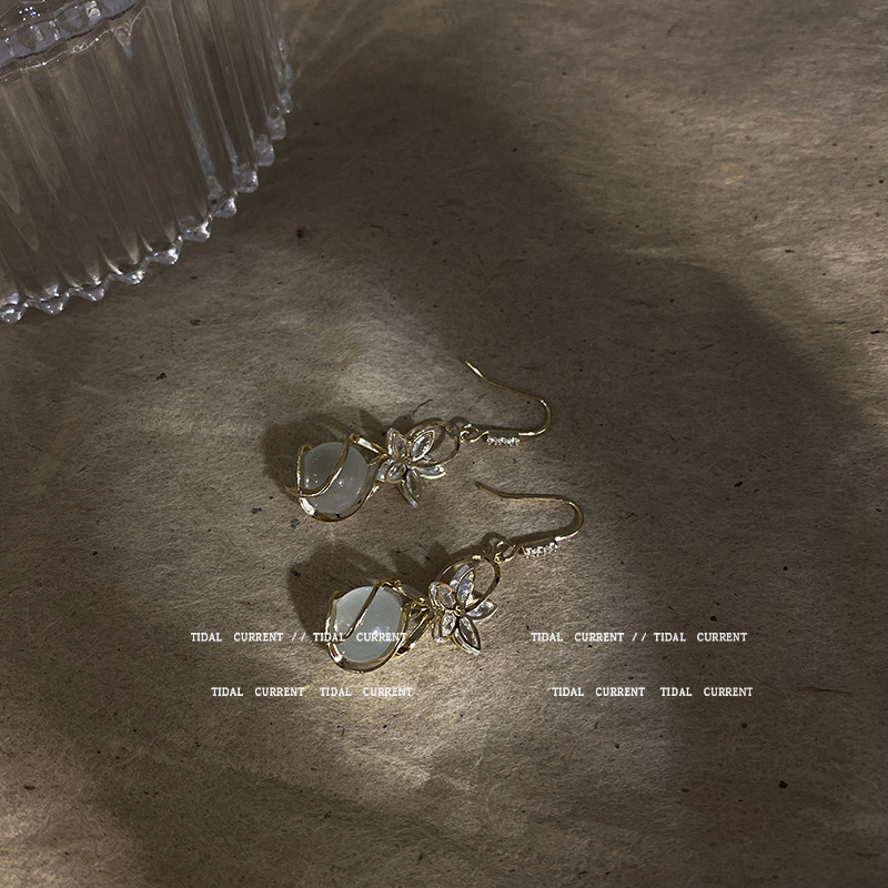 Electroplated Opal Earrings - Image 5