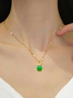 Opal Diamond  Necklace With Diamonds