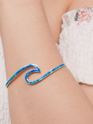 Opal Hawaiian Style Surfing Water Ripple Bracelet