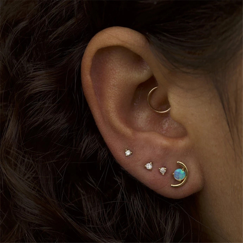 High quality opal ladies earrings - Image 3