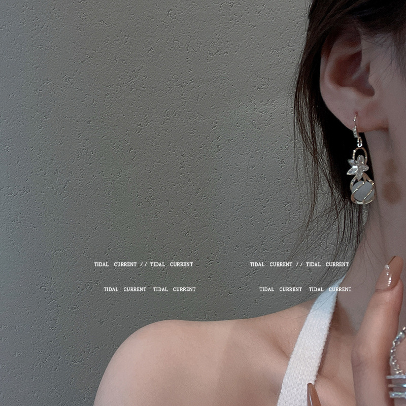 Electroplated Opal Earrings - Image 2