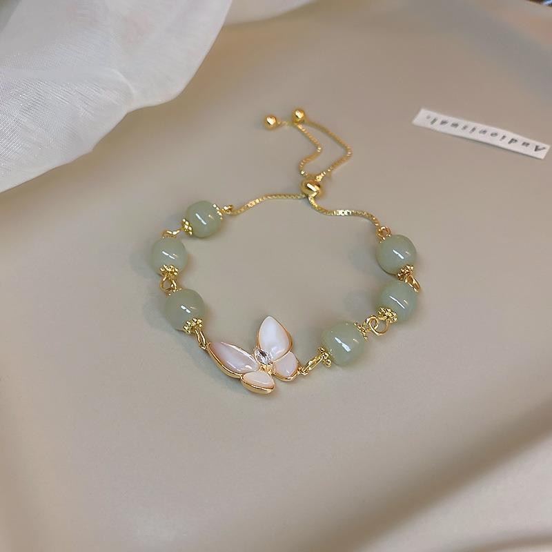 Korean Fashion Opal Butterfly Bracelet - Image 6