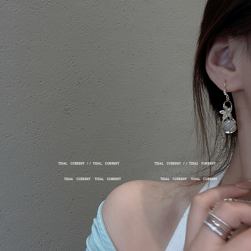 Electroplated Opal Earrings - Image 4